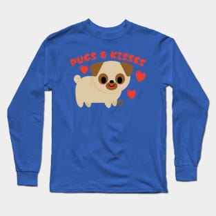 PUGS AND KISSES Long Sleeve T-Shirt